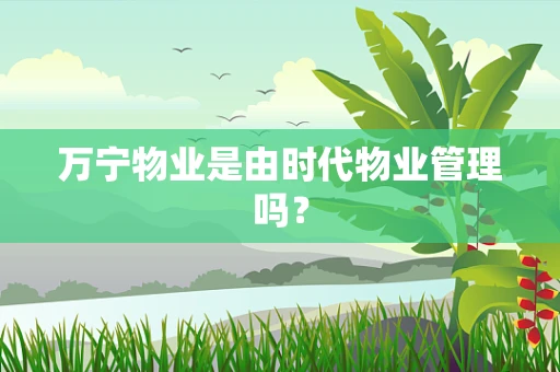 万宁物业是由时代物业管理吗？