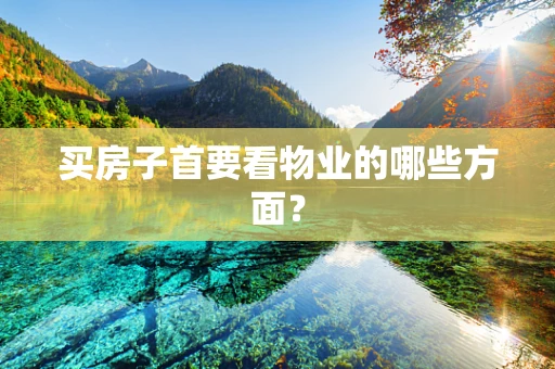 买房子首要看物业的哪些方面？