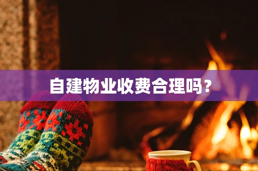 自建物业收费合理吗？