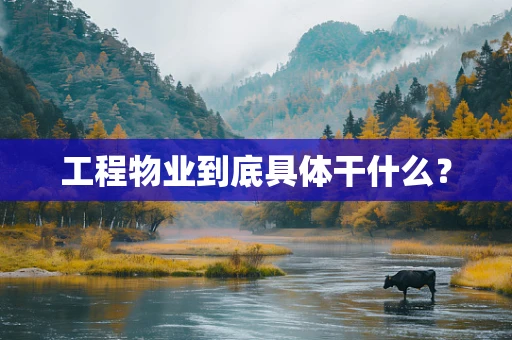 工程物业到底具体干什么？