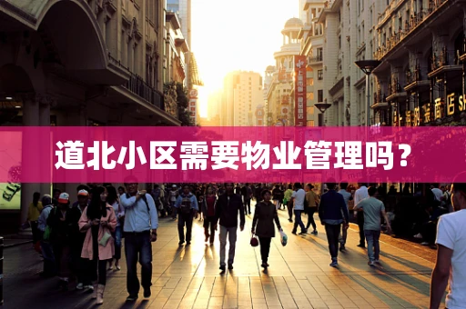 道北小区需要物业管理吗？