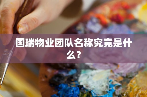 国瑞物业团队名称究竟是什么？