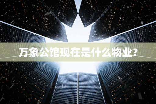 万象公馆现在是什么物业？