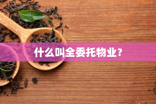 什么叫全委托物业？