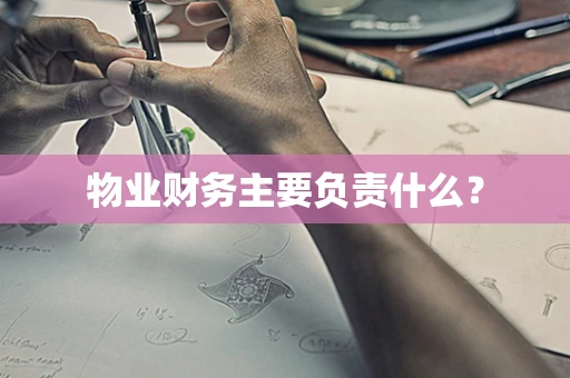 物业财务主要负责什么？