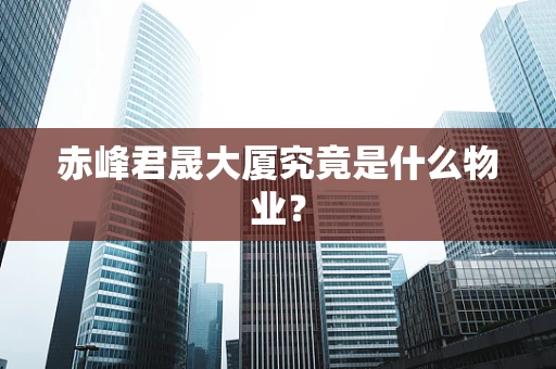 赤峰君晟大厦究竟是什么物业？