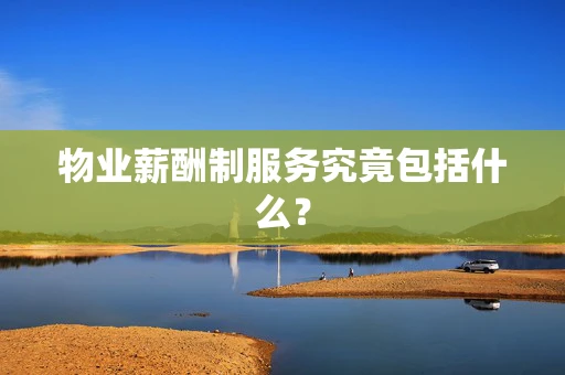 物业薪酬制服务究竟包括什么？