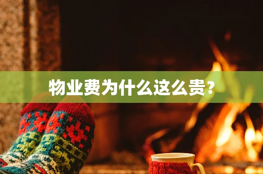 物业费为什么这么贵？
