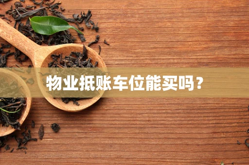 物业抵账车位能买吗？