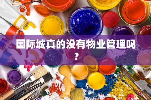 国际城真的没有物业管理吗？