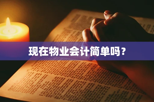 现在物业会计简单吗？