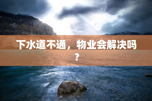 下水道不通，物业会解决吗？