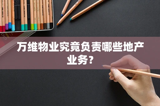 万维物业究竟负责哪些地产业务？