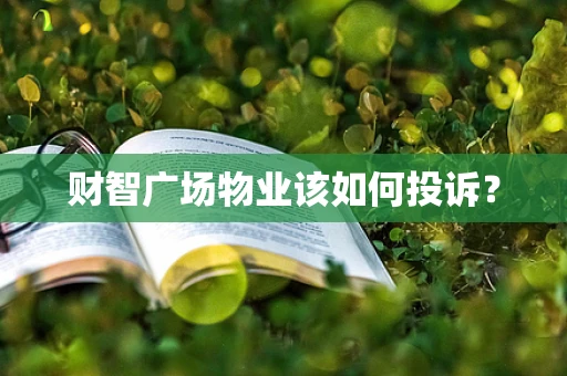 财智广场物业该如何投诉？