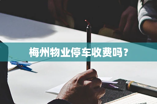 梅州物业停车收费吗？