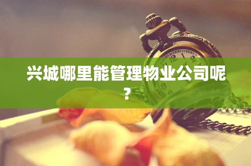 兴城哪里能管理物业公司呢？