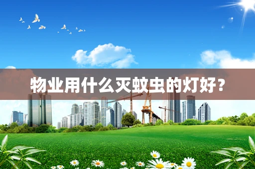 物业用什么灭蚊虫的灯好？