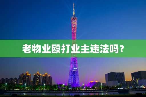 老物业殴打业主违法吗？