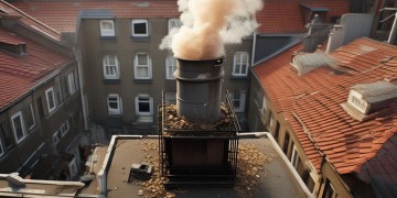 楼上烟筒堵住物业会管吗？