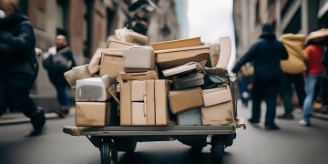 物业使用搬家推车违法吗？